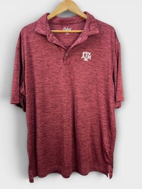 Texas A&M Aggies Polo Shirt Men XXL Oxford America Golf Athletic Performance 2XL